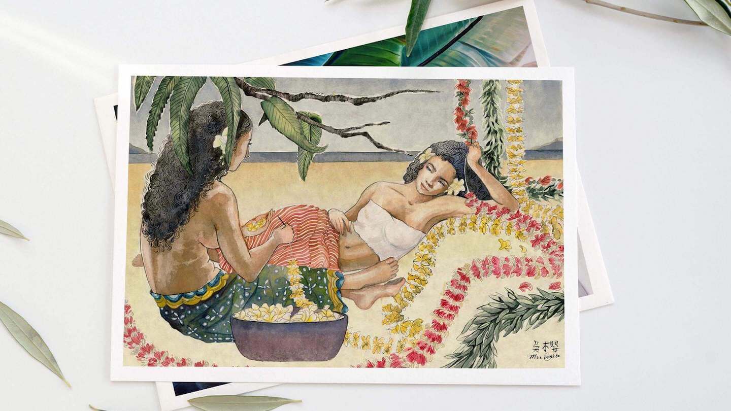 Hawaii hula fine art prints mae waite 
